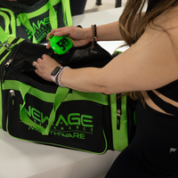 Thumbnail for Girl placing her green 5DS mouthpiece case inside her deluxe gym bag