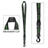 Thumbnail for Black lanyard with a breakaway clip at the top, ensuring safety and convenience for everyday use