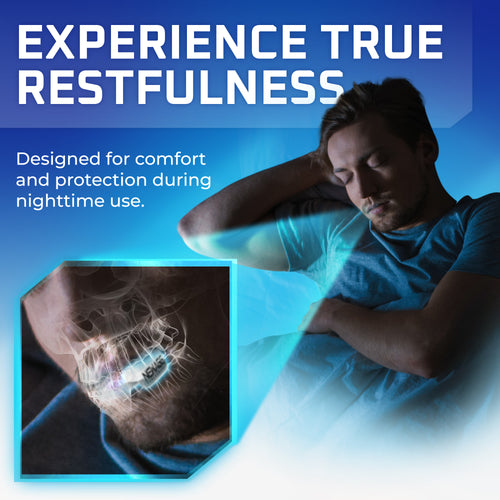 New Age Performance 5DS Night Relief & TMJ Alignment Mouthpiece front view.